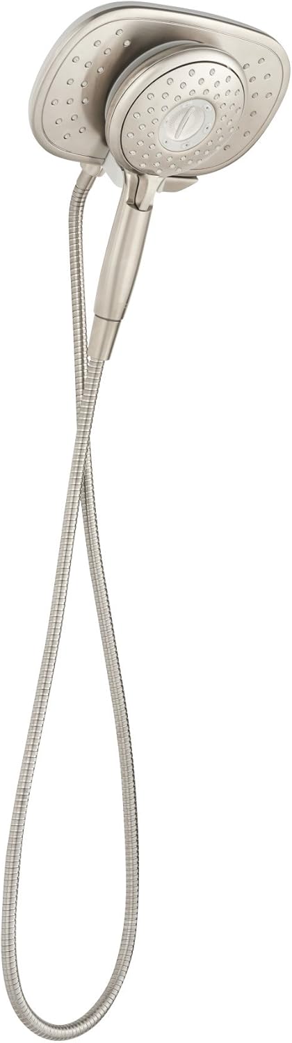 Brushed Nickel 2-In-1 4-Function Shower Head M533554