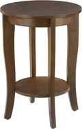 Espresso Round End Table N587
