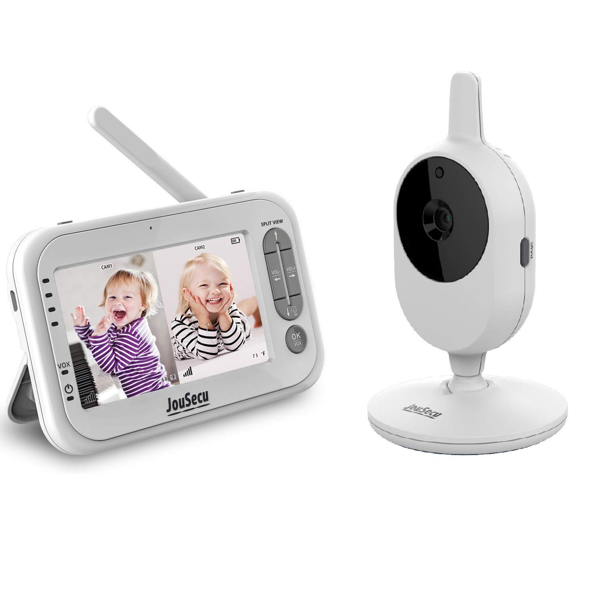 4.3 Inches LCD Video Baby Monitor with Night Vision V323435