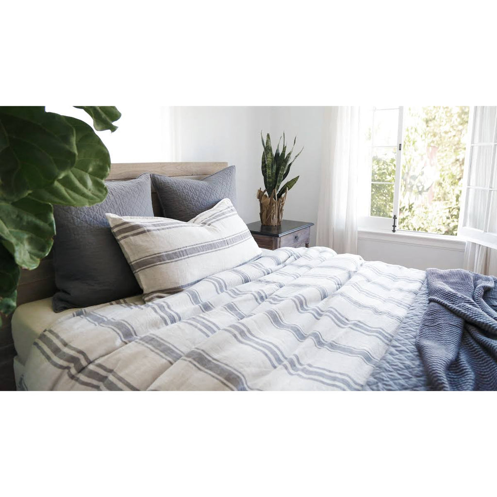 Flax and Midnight Euro Sham J7438
