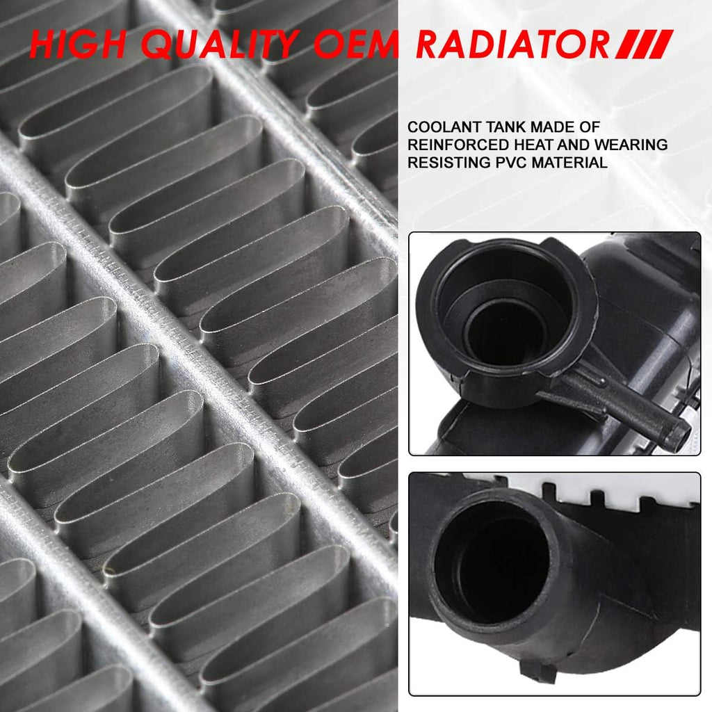 Aluminum Core Cooling Radiator Pack of 2 U304
