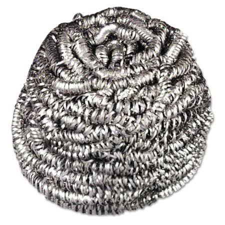 Stainless Steel Scrubber, 12/Carton F178712