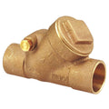Cast Bronze Check Valve, Class 125, PTFE Seat, 3/8x22 U67896