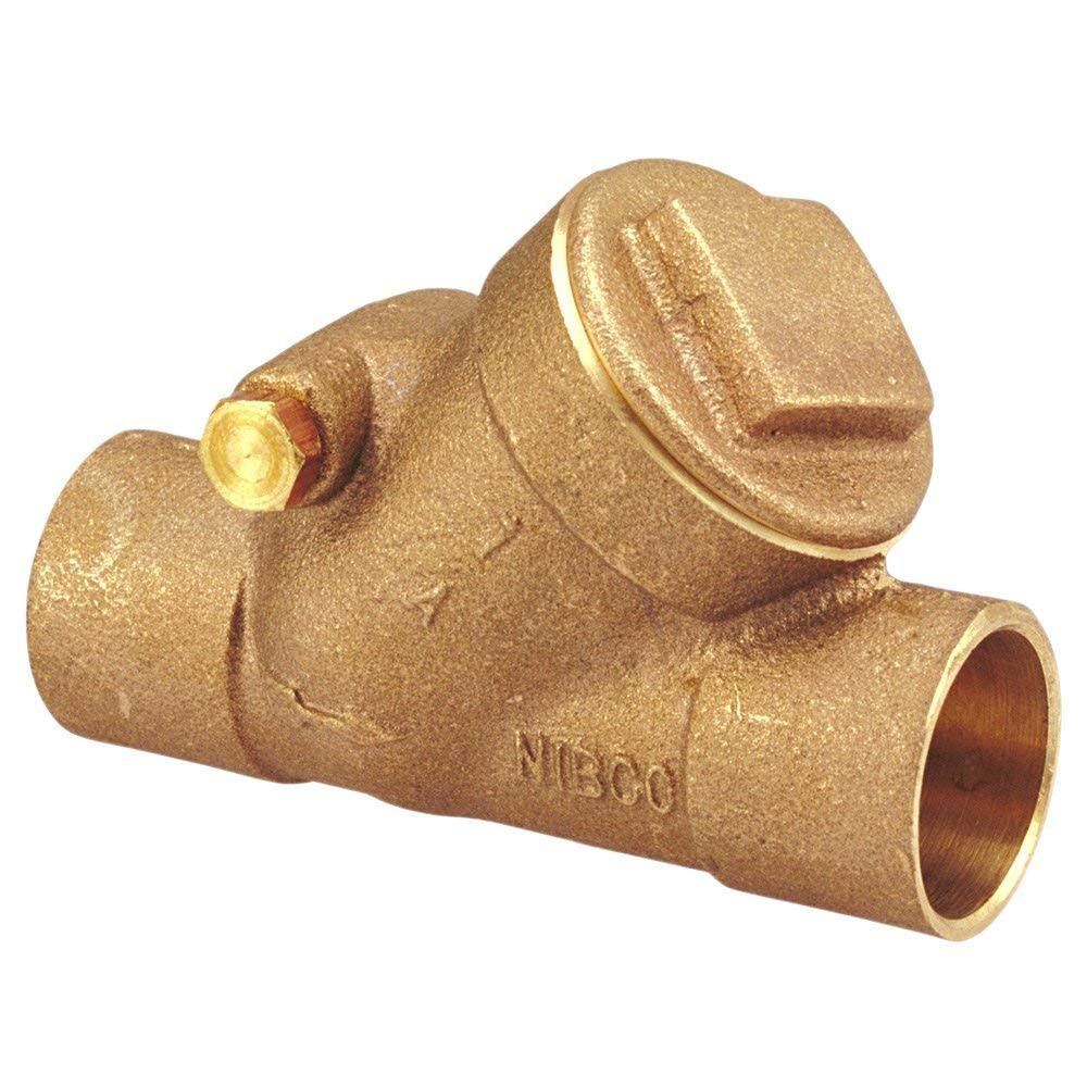 Cast Bronze Check Valve, Class 125, PTFE Seat, 3/8x22 U67896