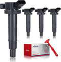 Set of 4 Ignition Coil Pack Compatible with 2001-2012 Camry Corolla RAV4 Solara Highlander HS250h TC xB 2.0L 2.4L L4 S7199