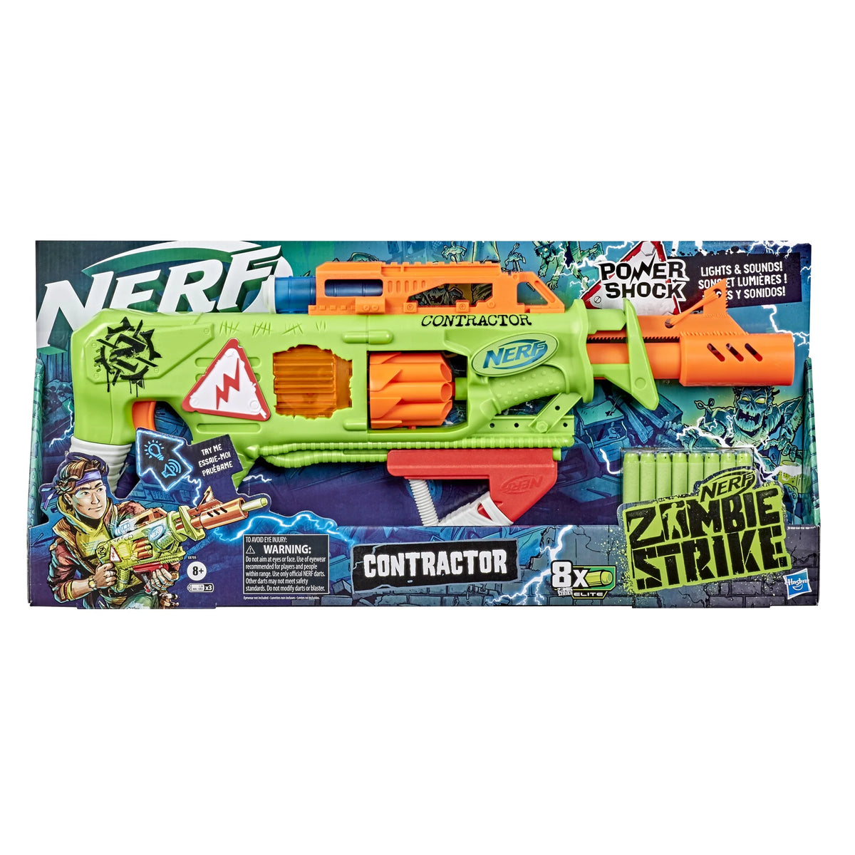 Zombie Strike Contractor Blaster, 8 Darts T1830