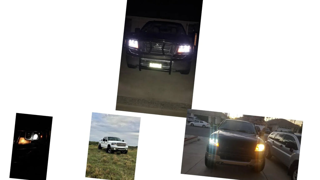 Black Clear Projector Headlights M6240