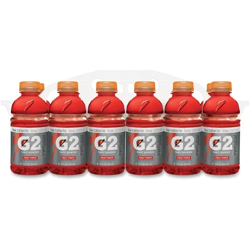 G2 Fruit Punch Sports Drink - 12 Fl Oz (355 Ml) - Bottle - 24 / Carton A3224