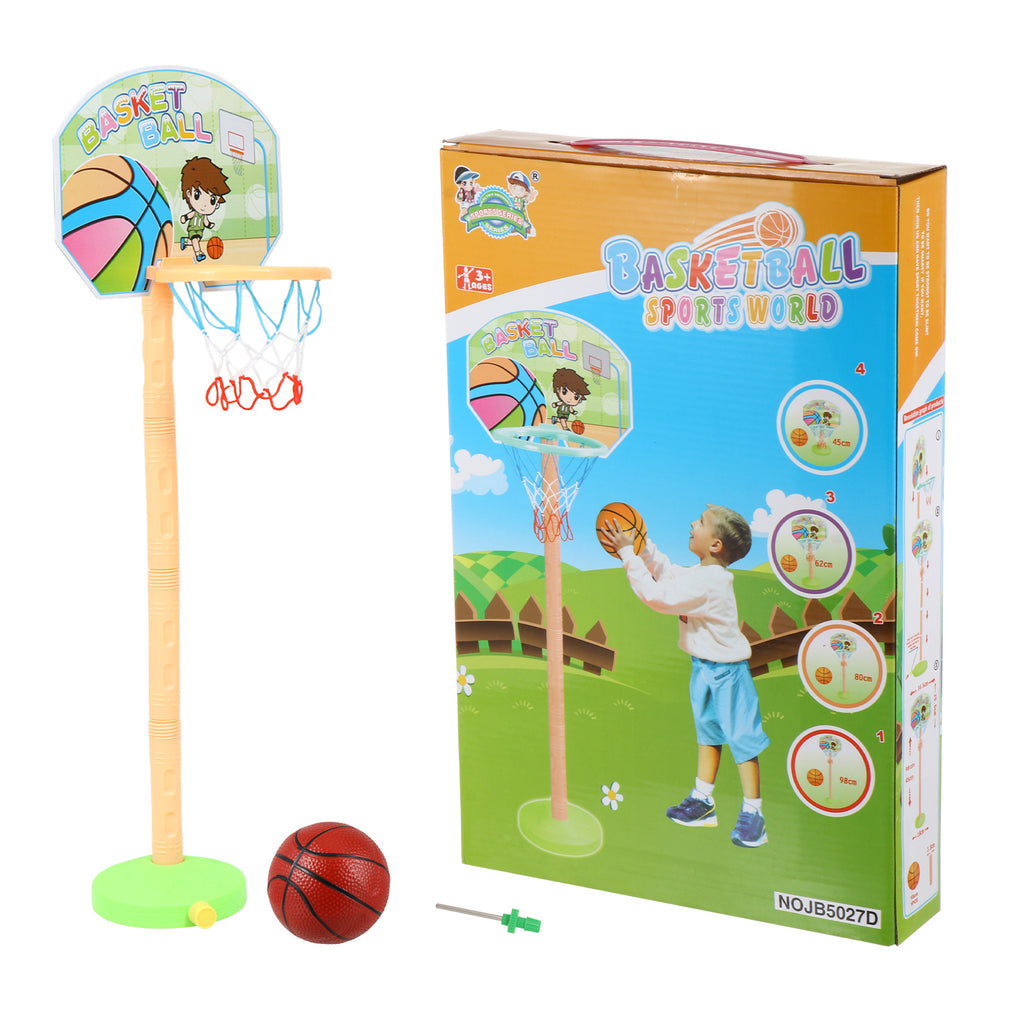 Basketball Hoop Toddler Stand Mini Indoor Children Sports Game Ring Adjustable Goal U688643