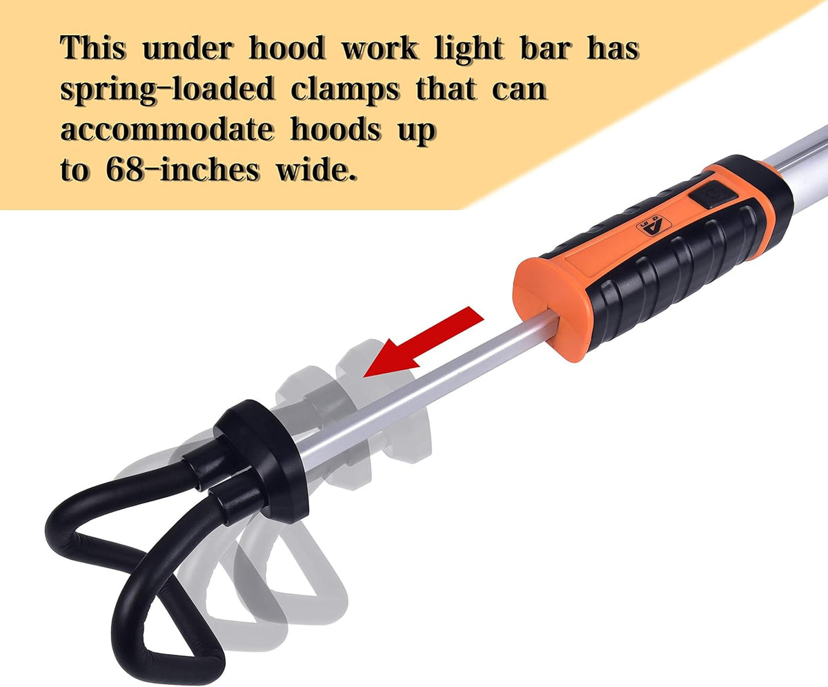 Rechargeable Folding LED Work Light With Hook H6993