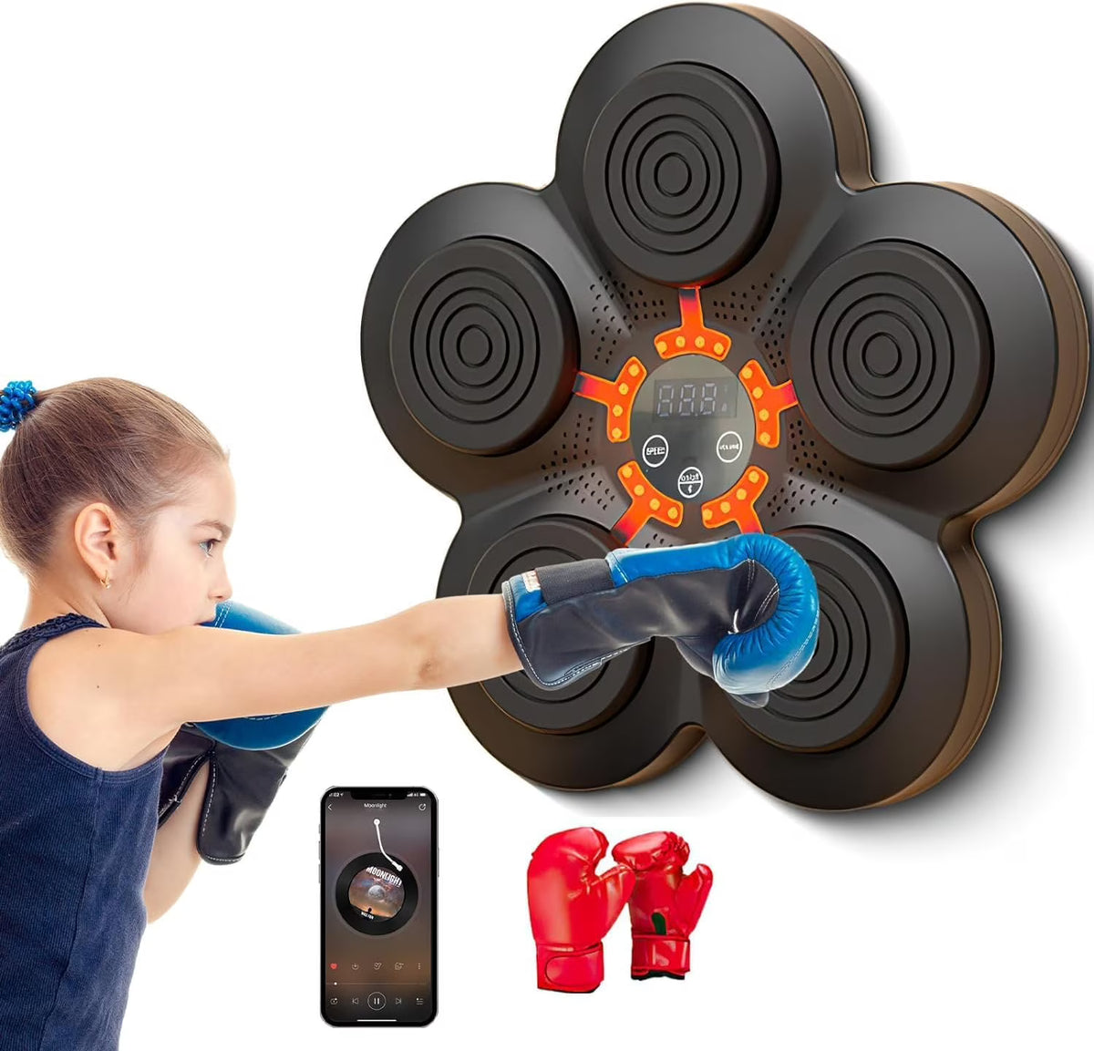 Boxing Training Target Wall Mount React Exercise Machine E1385