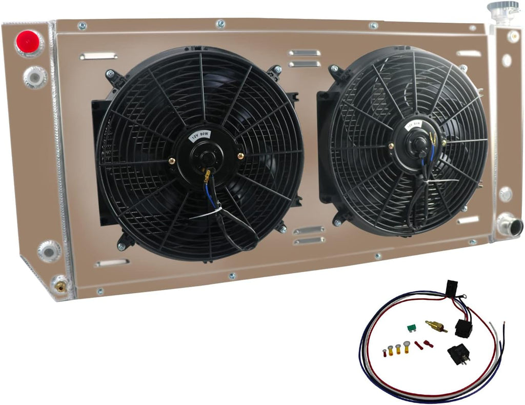 3 Row Radiator with Shroud Fan & Relay B917779