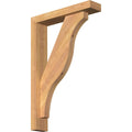3 1/2x22W x 16x22D x 24x22H Smooth Bracket with Offset Brace, Western Red Cedar M985056