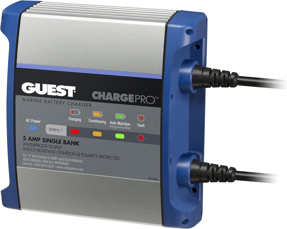 10A 12V 2 Bank Battery Charger J670