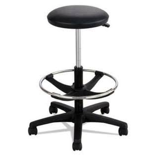 Black Extended-Height Lab Stool V2938