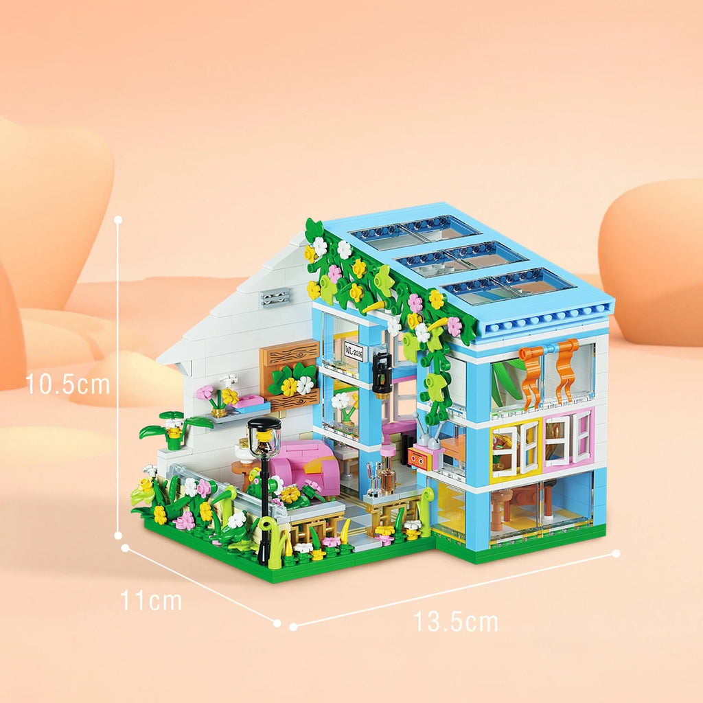 Wooden DIY Miniature Dollhouse Kit Y510888