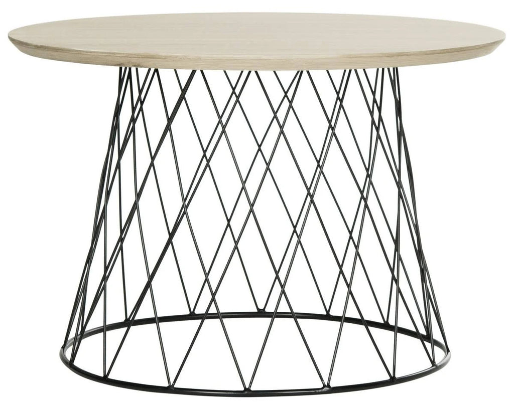 Light Grey Wood End Table F6175