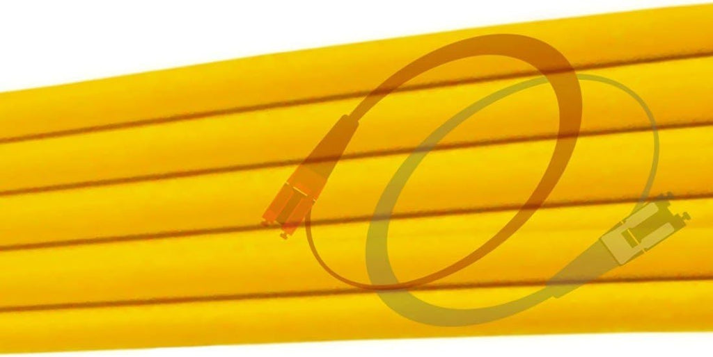 15M OS2 LC LC Duplex Singlemode Fiber Patch Cable X755668