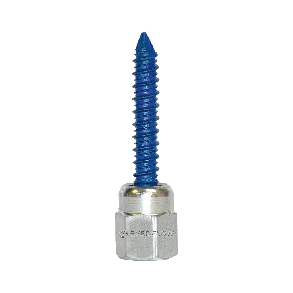 5/16-14 in. x 2-1/2 in. Vertical Rod Anchor Screw with 3/8 in. Threaded Rod Fitting for Concrete (2-Pack) U1417
