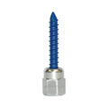 5/16-14 in. x 2-1/2 in. Vertical Rod Anchor Screw with 3/8 in. Threaded Rod Fitting for Concrete (2-Pack) U1417
