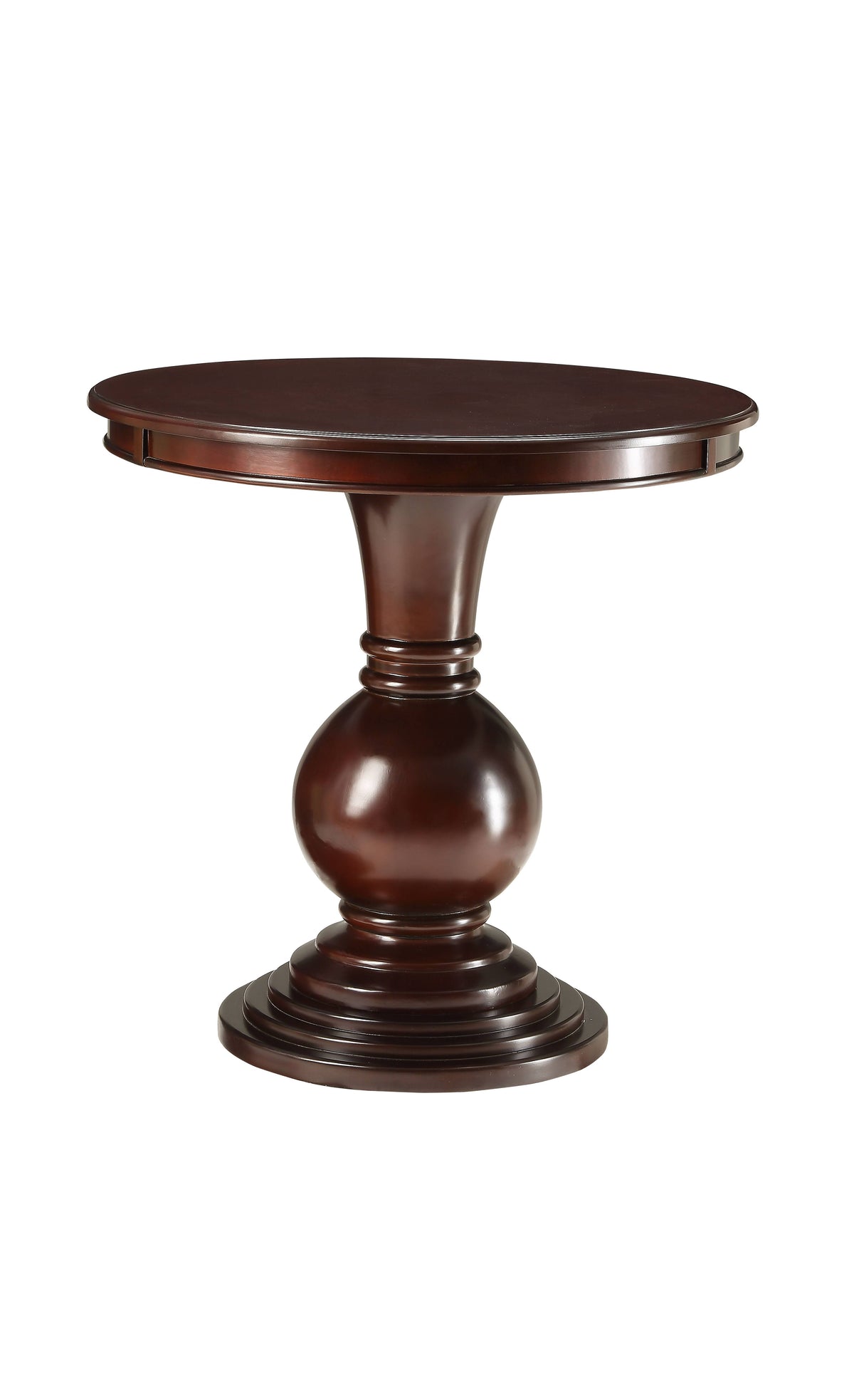 Espresso Wood Veneer Side Table V80661