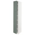 White High Cabinet with Shelves and 2 Doors X144179