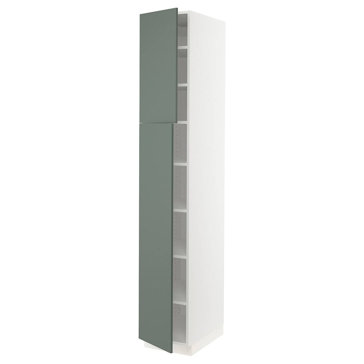 White High Cabinet with Shelves and 2 Doors X144179