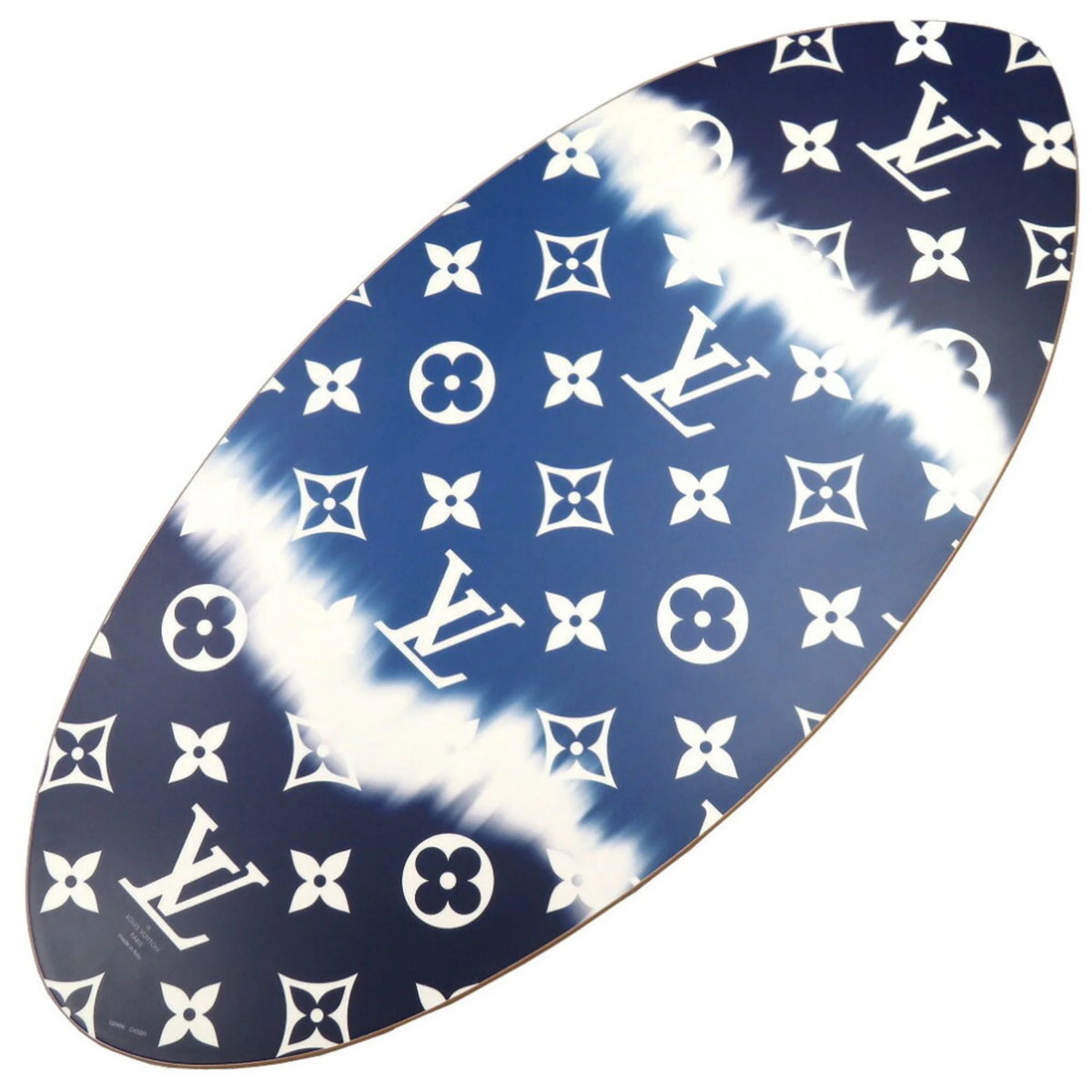 Pre-Owned Wood Blue Sports Skimboard K7533