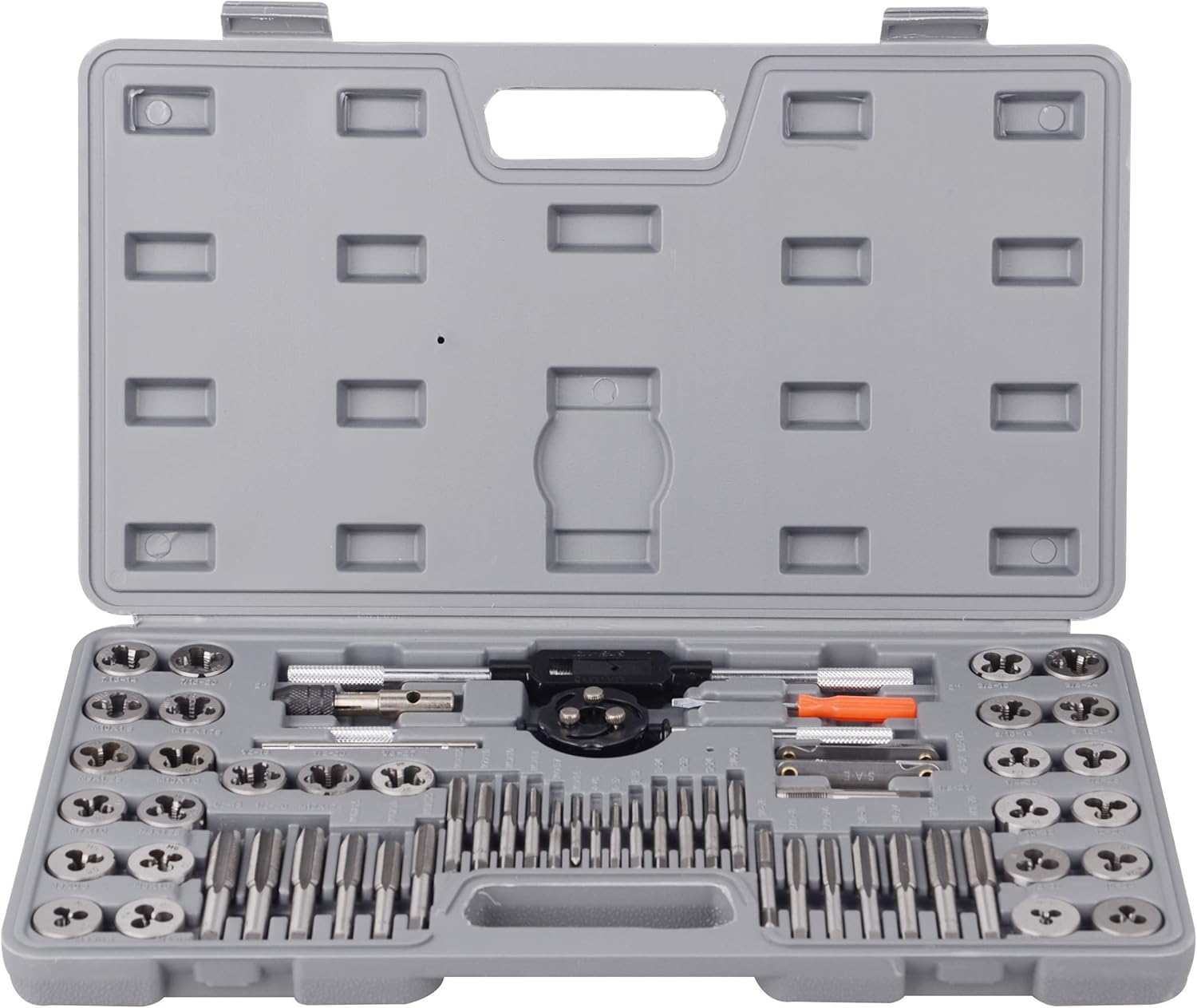 60 Pc Metric and SAE Alloy Tap and Die Set V701