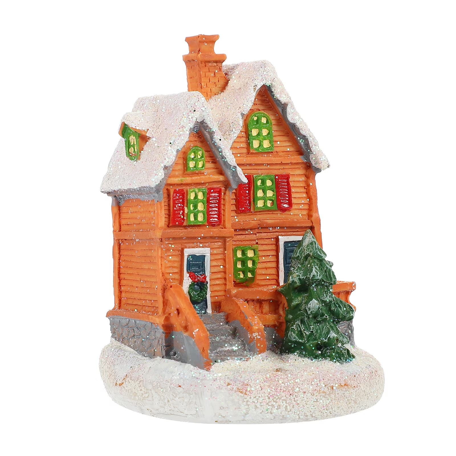Tiny Miniature Xmas Lighted Decorations E356596