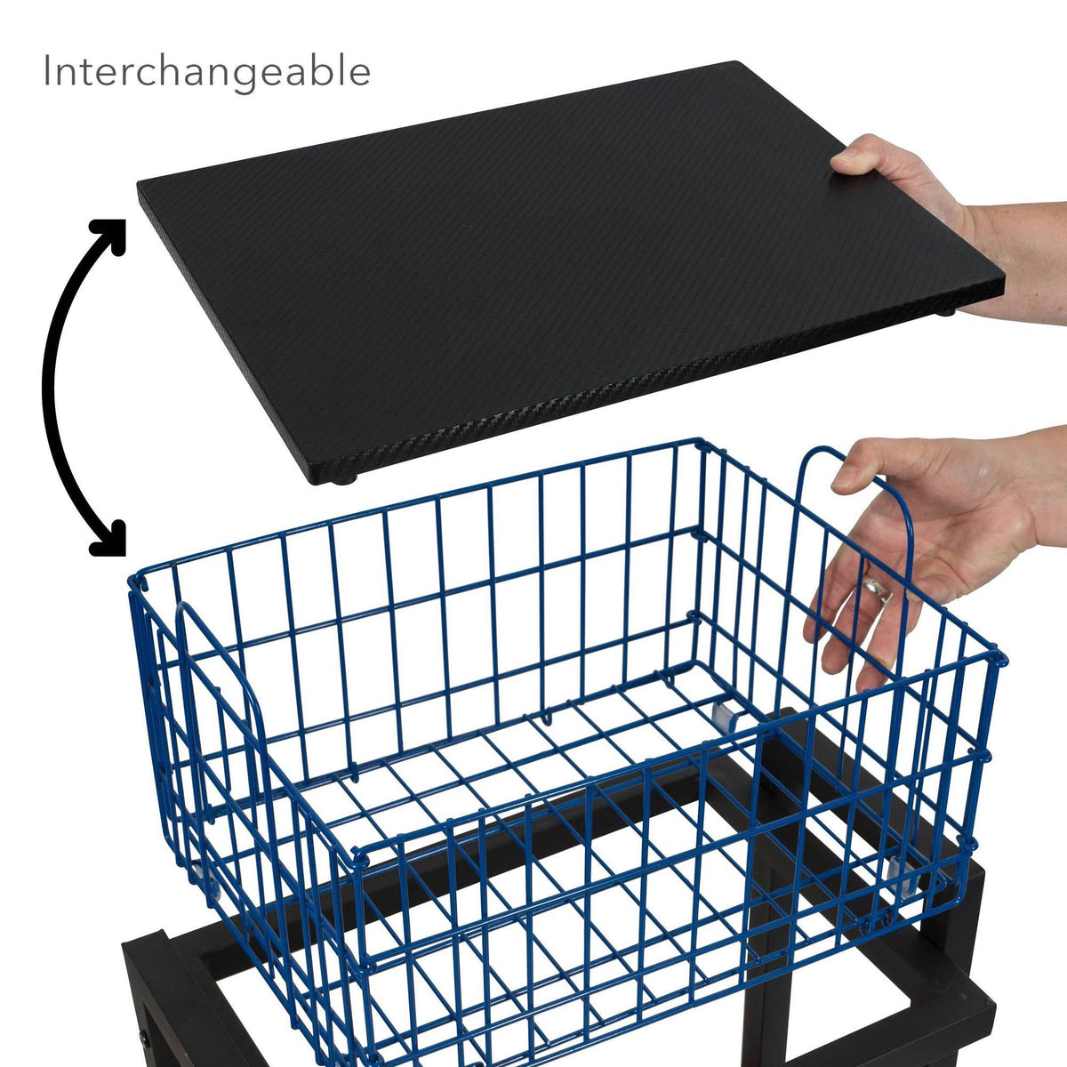 2-Tier Cart System - Black I3192