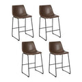 Brown/ Black Frame Counter Stool H1244