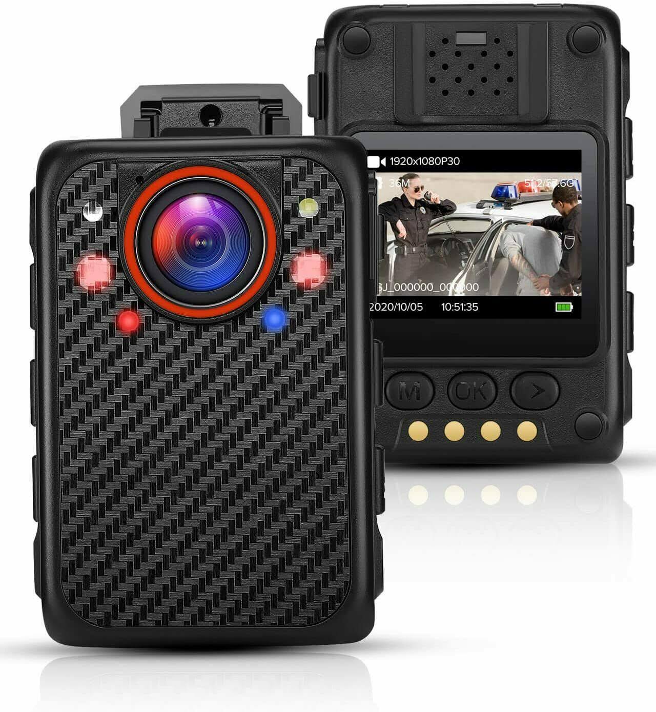 Mini Wearable Body Camera Night Vision Full HD 1296P V5906
