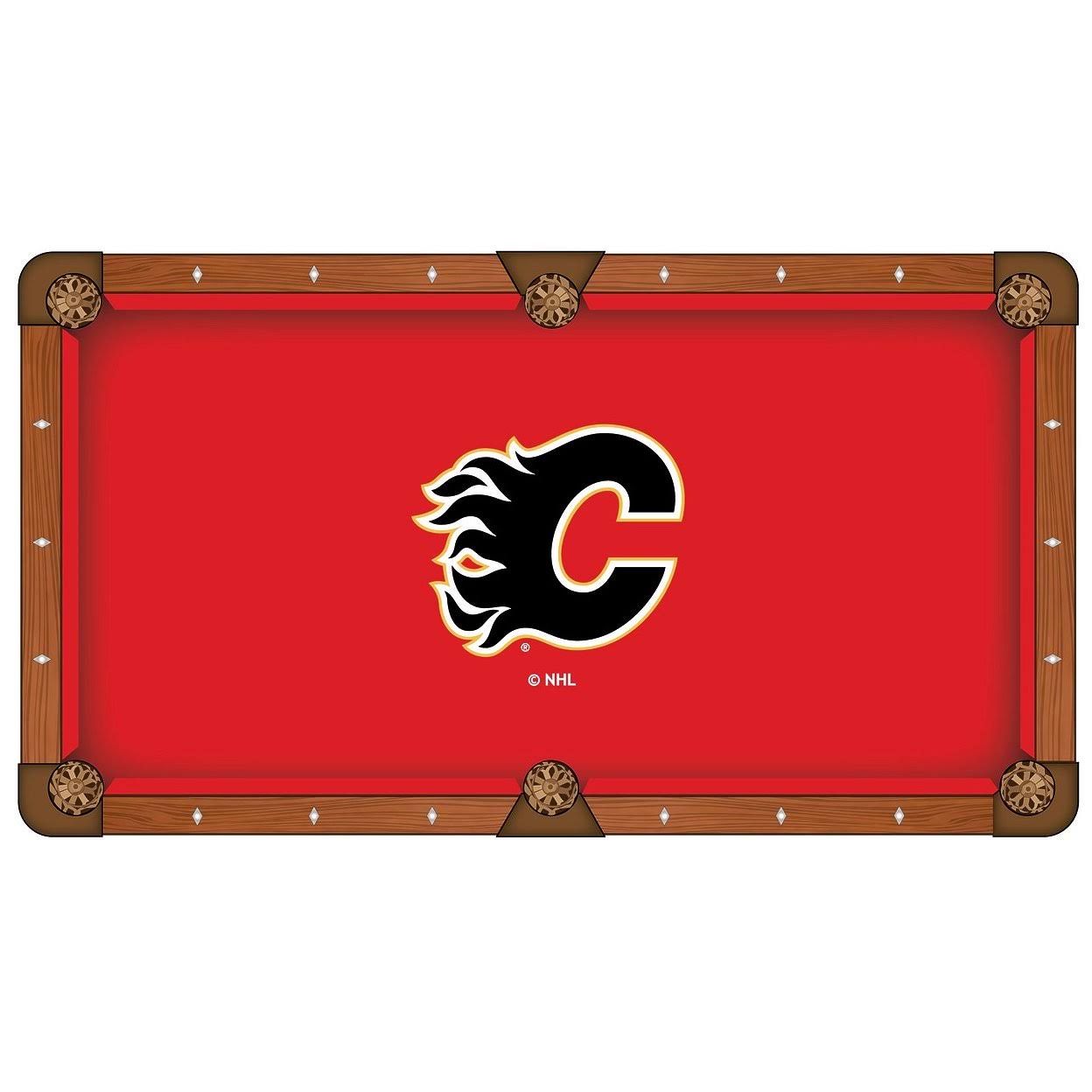 Calgary Flames Pool Table Cloth S72997