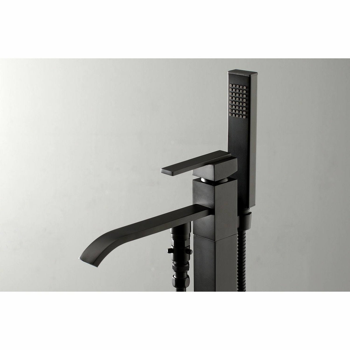 Brushed Brass Freestanding Tub Faucet with Hand Shower Z2692