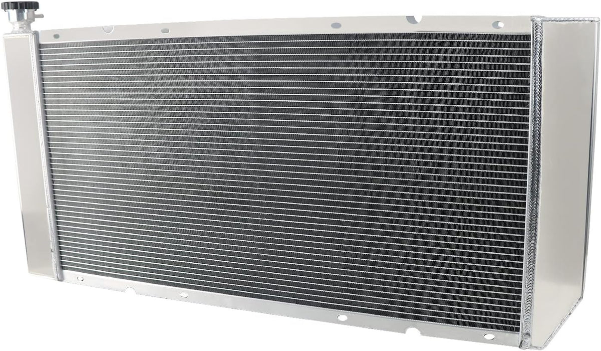 4 Row Aluminum Radiator for Chevy GMC Truck 5.7L 7.4L V8 J924