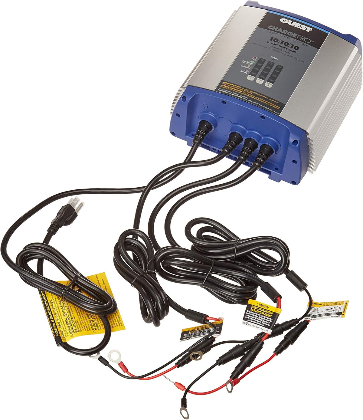 10A 12V 2 Bank Battery Charger J670