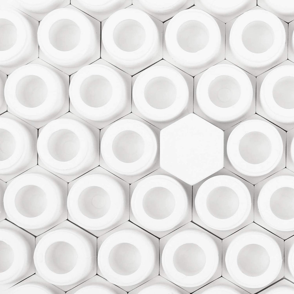 25 Pcs 1/2 Inch White Plastic Water Heater Drain Plug L85609