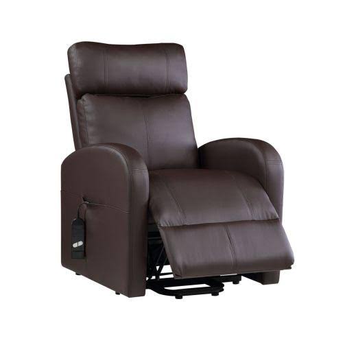 Beige PU Power Lift Recliner I257