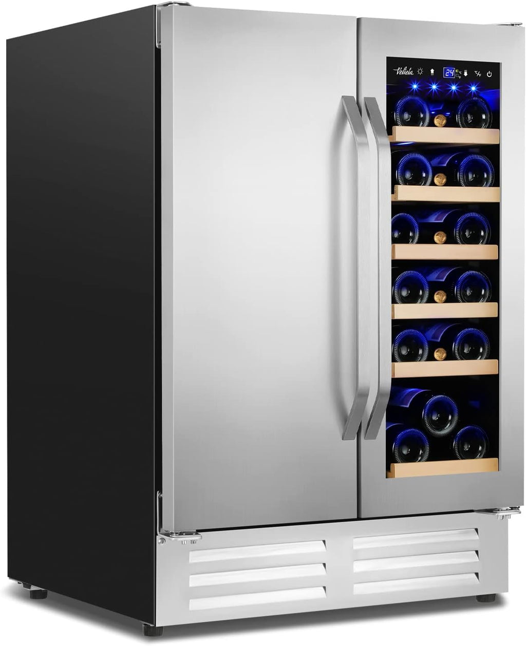 24 Inch Stainless Steel Beverage Refrigerator for 210 Cans Z1924