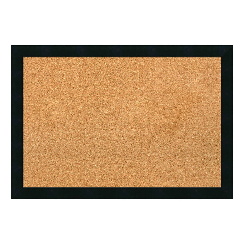 Black Framed Cork Board F210