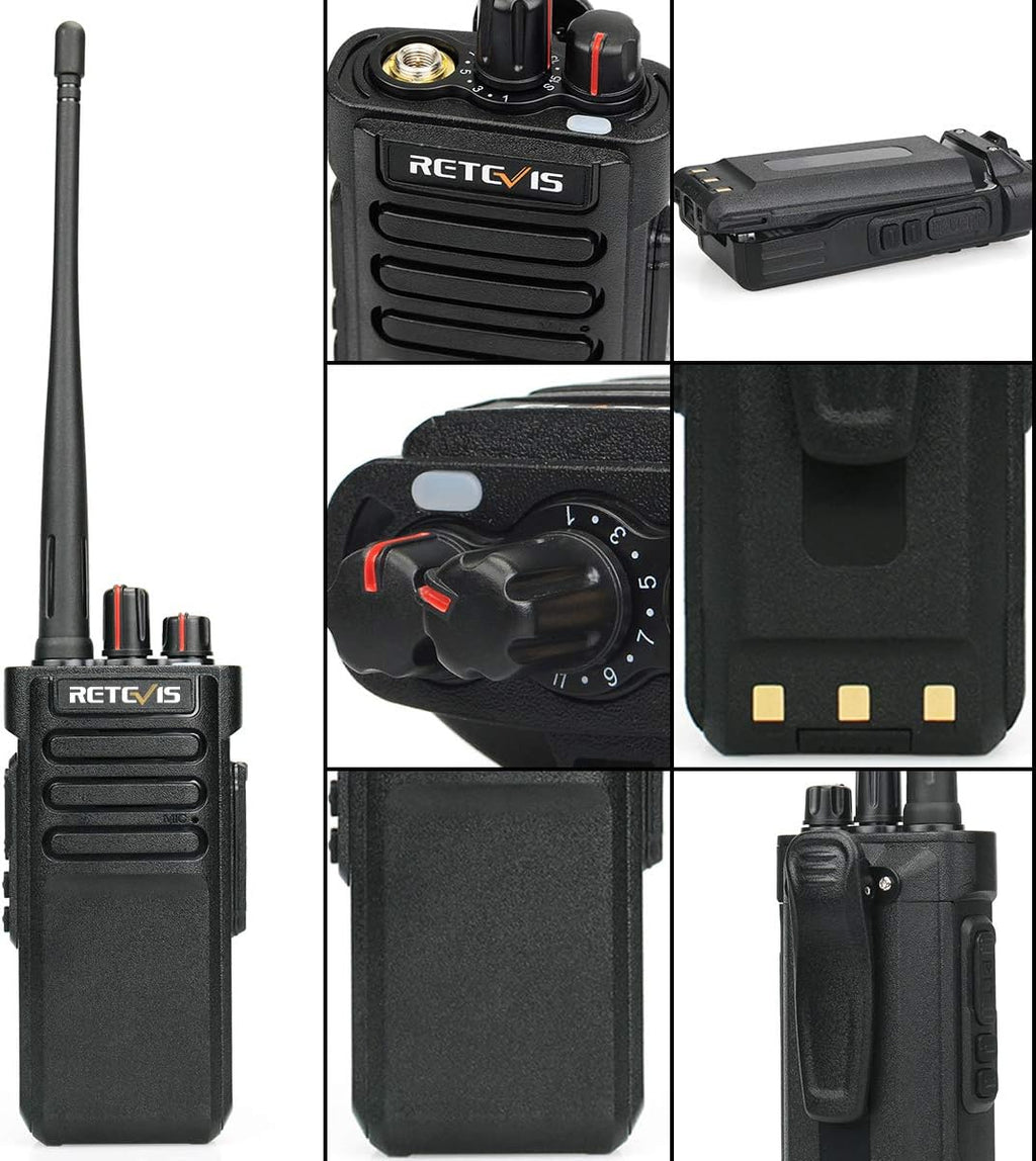 5 Pack Waterproof Two Way Radios V9710