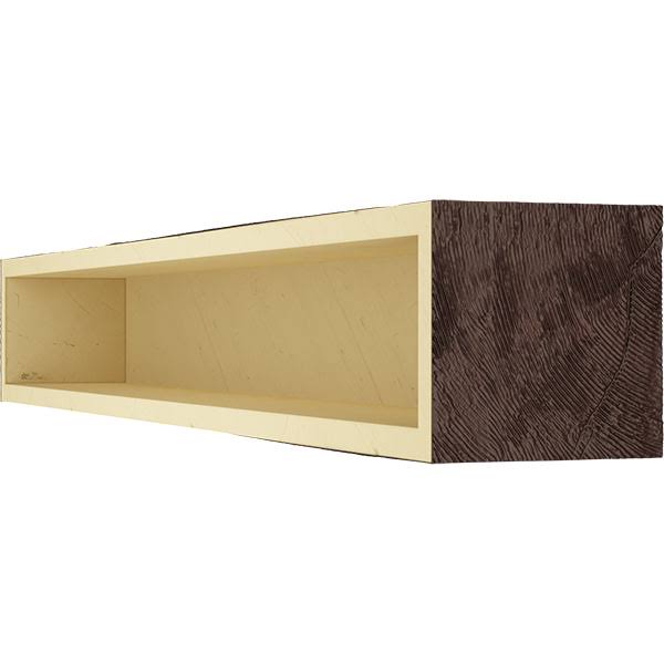 Sandblasted Faux Wood Fireplace Mantel D4861