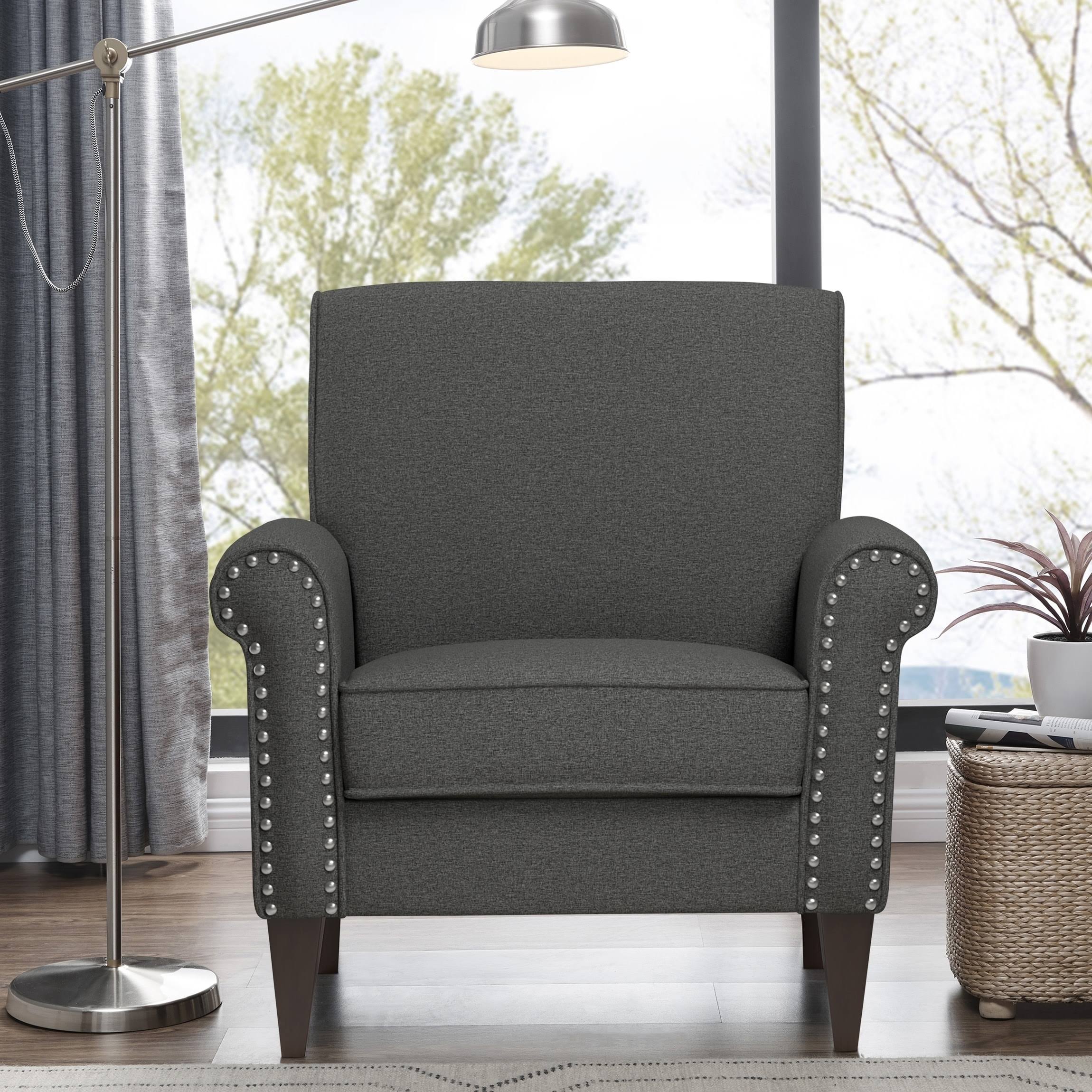 Grey Arm Chair J92115