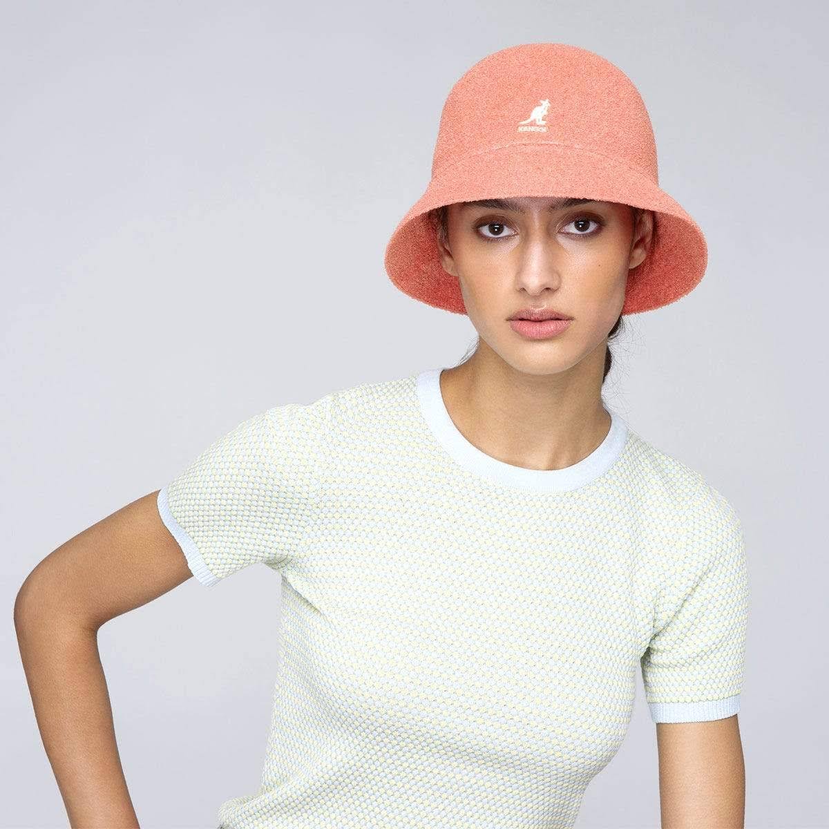 Pink Casual Bucket Hat X881322