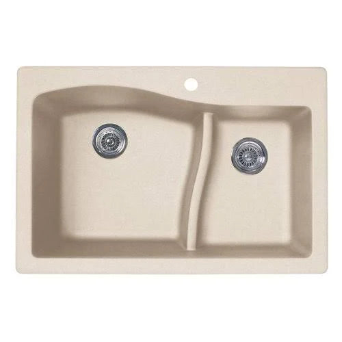 Granite Double Basin Drop-In Kitchen Sink H533877