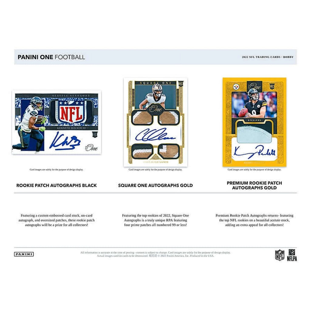2022 Panini One Football Hobby Box P8832