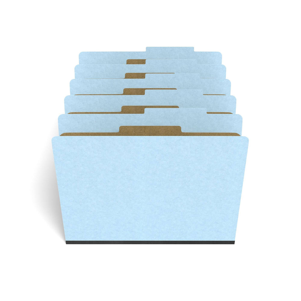 Light Blue Pressboard Classification Folder, Letter size, 20/Box X135575
