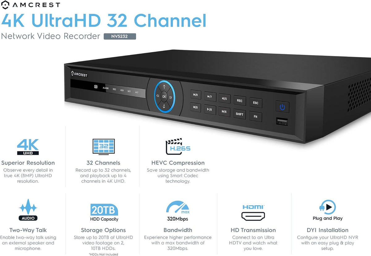 4K Network Video Recorder D85028