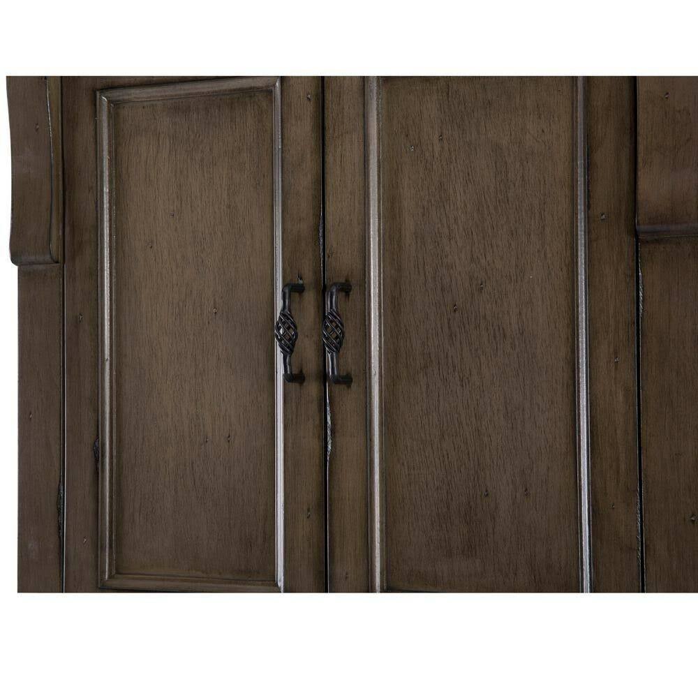 Distressed Grey Bathroom Storage Wall Cabinet K748